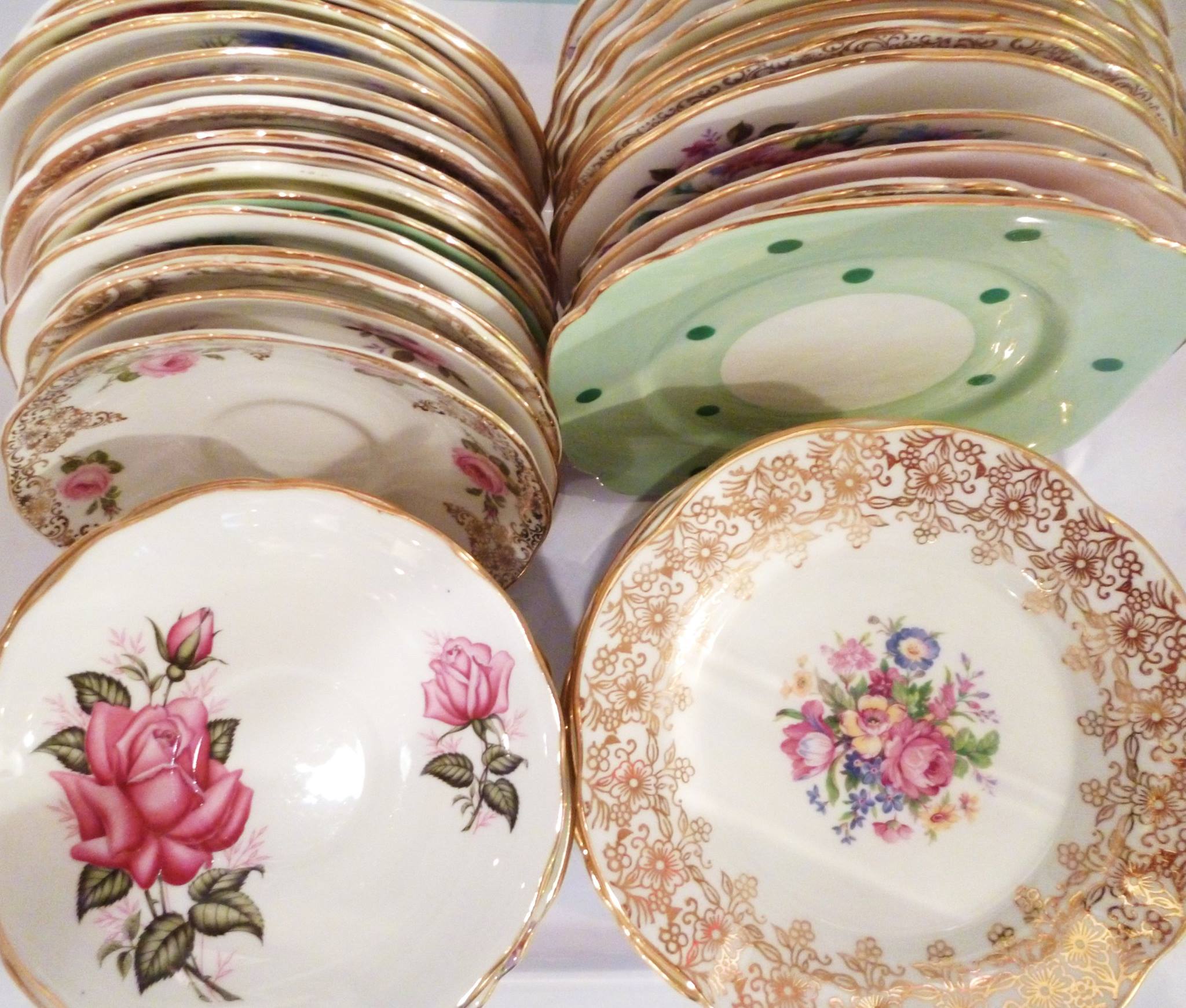 Tea plates galore hire for your special event any quantity from a